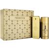 paco rabanne Set Paco Rabanne: 1 Million Eau de Toilette da uomo, 50 ml + 1 Million Deodorante stick da uomo, 75 ml