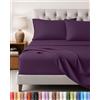 Utopia Bedding Set di lenzuola Utopia, 4 pezzi, 150x200 cm, color lilla