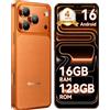 Blackview Cellulare Blackview WAVE 7C 2026 senza abbonamento, 6,56", Android 16, 16 GB + 128 GB/2 TB TF, Face ID, 5000 mAh, 32 MP, doppia SIM, Wi-Fi 5, IP54