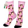 Easycosy Calzini Personalizzati con Foto, Idee Regalo per Uomo Donna(Amore2)