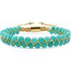 bySantana Bracciale Donna Pietre Naturali, Perline Pietre Preziose Stile Boho Doppio | Regolabile, Impilabile, Perline da 4mm, Doppia Fila Intrecciata, Robusto e Leggero, Unisex, Con Confezione Regalo