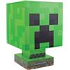 Paladone - Lampada a forma di Creeper di Minecraft, a batteria, portatile, misura unica, multicolore