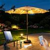 RNPKZ Illuminazione solare per ombrellone, 104 LED, 8 modalità, catena luminosa per ombrellone, con telecomando, per decorazione di ombrelli, tende da campeggio, feste