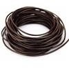 LolliBeads, laccio in vera pelle, Pelle, Round Dark Brown_2mm_10M, 2mm10yard