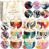BGIUSQF 9 Pezzi Candele Profumate Set, Candele Profumate, Candele Profumates Bomboniere, Regalo di Candele Profumates, per Feste di Matrimonio Compleanni Festa della Mamma Bagni Yoga Natale