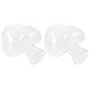 HAPINARY Set 2 Vasi a Cuore in Vetro Borosilicato per Fioriture, Contenitori Decorativi per Piante da Casa e Ufficio