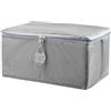Flearitzo Scatola Richiudibile in Tessuto - Scatola con Lucchetto a Combinazione - Contenitore Pieghevole con Coperchio - Contenitori per Armadio (30 X 20 X 14 Cm)