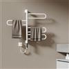 EMKE Scaldasalviette Elettrico 78 x 43 cm, Termostato Smart WiFi, Radiatore per Bagno, Bianco, 170W