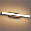 Klighten Lampada da Specchio Bagno 9W 40cm, IP44 Bianco Caldo 3000K, Nero