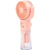 CWOQOCW Ventilatore portatile ricaricabile con nebulizzatore d'acqua portatile per design mini, 4 impostazioni di velocità, motore a basso rumore e ricarica di tipo C per bambini, studenti, ufficio o viaggi