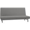 BIANCALUNA - Copristruttura elastico Genius senza braccioli Anti Macchia - 3 posti Copridivano da 170 a 220 cm Made in Italy - Sassi