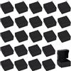 BB Beadthoven Beadthoven - 50 scatole di carta pieghevoli piccole, 4,1 x 3,8 x 2 cm, in cartone ondulato, per regali fai da te e confezioni per feste, colore: nero