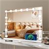 YU YUSING Specchio Trucco con Luci Hollywood 58x45cm, Specchio Trucco LED