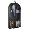 SLIAXINT Custodia Porta Abiti 110 x60x 10 cm, Borsa Porta Abiti da Viaggio con Finestra Trasparente e Cerniera, Copriabiti con Tasche Scarpe per Armadio Hotel Trasferta Guardaroba Lavanderia Accessori