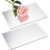 OLYCRAFT 2pz Specchi in Vetro Smussato 30x20cm Specchio Rettangolare da Parete in Vetro Spessore 2.5mm Decorazione da Parete Specchio in Vetri Piastrelle per Mobili di Casa Decorazioni Fai Da Te