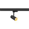 SLV NOBLO® Faretto LED per binario trifase 3~ rotondo, 6W, 2700K luce calda, dimmerabile a taglio di fase, 32°, nero