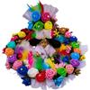 Generic Aashita Creations Kanha ji Dress/Laddugopal ji Dress per Krishna Janmashtami Flower Design Laddu Gopal Designer Dress con Mukut (Multicolor) Taglia 40