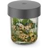 Kenwood Mini tritatutto e macinino KAG30.000GY, accessori in vetro, Go Collection, tritatutto e macinino per robot da cucina Kenwood Go, 2 vasi di vetro, lame in acciaio inox rimovibili, lavabili in