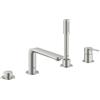 Grohe Lineare rubinetto bordo vasca, miscelatore monocomando, 19577DC1, Lineare supersteel [Rubinetteria Bagno > Rubinetteria Vasca]
