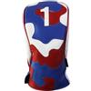 WNXGNHO Copritesta per Putter da Golf Imbottitura Spessa Fodera Morbida in Peluche Design quadrate Copriputter da Golf Texture in Pelle per Pelle PU