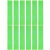 DOITOOL 12 Pezzi Linee di Marcatura Campo, Tappetino Segnaletico Rettangolare Piatto in PVC Verde, Posizionamento Preciso e Aderenza Stabile, per Campo da Calcio e Pista di Atletica,