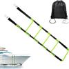 Generico da Paddle Board Di Corda Portatile A 5 Gradini Da Motoscafo | Scaletta Da Barca A Pontone Per Nuoto In Mare Kayak Yacht Pontone Canoa All'Aperto E Snorkeling E Pesca