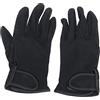 Baxnore 1 paio di guanti da equitazione neri antiscivolo touch screen guanti da equitazione equestre per uomo donna (L/XL)