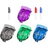 GALPADA 7 Pezzi Golfo S Ball Liner Drawing Marking Tool con Marker Pen | Set con Clip di Allineamento, Plastico Leggero e Compatto, Accessorio per Pallina da Golf Colore Casuale