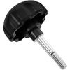 jojofuny Manopola a Stella M8 per Macchine Ellittiche, Nero, Plastico | Acciaio Inossidabile, Semplice Installazione, Festa Estiva, Fitness Equipment Knob Replacement