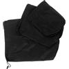 Ipetboom 3 Pezzi Sacca Compressione per Piumino Coulisse, Nylon Nero
