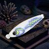 Lastdaytime Pesca in barca Squid Jig 80g Slow Sink Action | Robusta struttura in metallo, resistente all'acqua salata, costruzione durevole, opzione 100 g, ambienti difficili