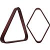 Ciieeo 2 Pezzi Triangolo da Biliardo Supporto per Palle da Biliardo in Legno Forma Triangolare e Romboidale Posizionamento Preciso per Casa e Locali Commerciali