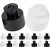 VILLCASE Tappo per Bottiglia Sportiva Sigillante di Perdite 28mm 24 Pezzi in Plastica Chiusura Push-Pull Resistente e Facile da Pulire, per Viaggi e Uso Quotidiano