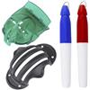PithCogent Marcatori per Palline da Golf|Strumento per marcare l'allineamento delle Palline da Golf, 2 Pezzi, Compatto