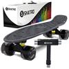Skatro - Mini Cruiser Skateboard. 22x6inch Retro Style Plastic board Comes Complete