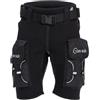 harayaa Costume da Nuoto Pantaloncini Subacquei Pantaloni Corti Mutino Neoprene 3mm con Cintura Funzionali Adatto per Attività Subacquee Snorkeling Surf Nuoto Ricreativo Corsi di Acquagym, Nero, XL