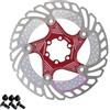Generic Tamburo Freno Posteriore per Biciclette, Disco Freno a 6 bulloni, 160 mm, 180 mm, 203 mm, rotore del Disco Freno flottante, Raffreddamento e dissipazione del Calore, 6 Pollici, MTB, Bici da Strada