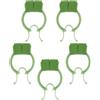 Yardwe 5 Pezzi Clip per Naso per Esercizi Respiratori, Verde, Pom Eva | Fissaggio e Modellatura del Naso, Adatto ad Atleti e Anziani, per Uso Quotidiano