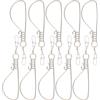 SHERCHPRY 10 Pezzi Fermaglio Pesce Portatile in Acciaio Inox 120mm 2mm