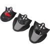 LIGHTAOTAO 3 Pezzi Parafango Posteriore a Coda di Pesce per Scooter Elettrico Nero