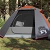 TEKGHUT Tenda da campeggio impermeabile a cupola per 2 persone, arancione, con ventilazione, copertura rimovibile e attacco elettrico