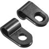 Haogui 200 Pezzi Adatti for Cavi di Tipo R in Nylon da 3,1 mm/5 mm/10,4 mm Diametro, Clip for Nere for la Gestione dei