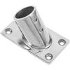 PHENOFICE Marine Pole Base in Acciaio Inossidabile, Flag Mount Base per Asta Bandiera su Barca, Supporto Stabile per Ponte e Esterni, Installazione Versatile per Yacht