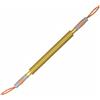 Harilla Barra di Resistenza Fitness Espansore Torace Manubrio a Molla Attrezzo Allenamento Struttura in Acciaio Molla a 41 Coils Presa Doppia Più Controllo, Oro, Grigio, Arancione, 30KG