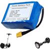JCXYL EV Batteria per Hoverboard 36V (Compatibile con 42V) - Batteria al Litio Ricaricabile di Ricambio 36V 2Ah (36V 2000mAh 10S1P) per Hoverboard e Veicoli Autobilanciati