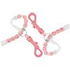 SOESFOUFU Contatore Punteggio di Golf a Bracciale Perline Rosa
