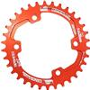 DUANSIYU Corone per Bicicletta Anello for Catena Rotondo 30T/32T/34T/36T/38 96 BCD Bicicletta Ruota dentata Piastra(32T,Red)