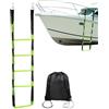 Generico da Paddle Board Scaletta portatile in corda per motoscafo con 5 gradini
