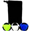 Shntig Sacco morbido per footbag, a 8 pannelli, per giocare al chiuso e all'aperto, per allenamento fitness, colorato