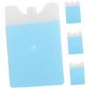 PRETYZOOM 4 Pezzi Pacchetti di Ghiaccio Riutilizzabili per Climatizzatore Portatile e Frigorifero, Gel da Freezer 150ml Design Antigoccia, per Vacanze Estive in Dorm e Ufficio